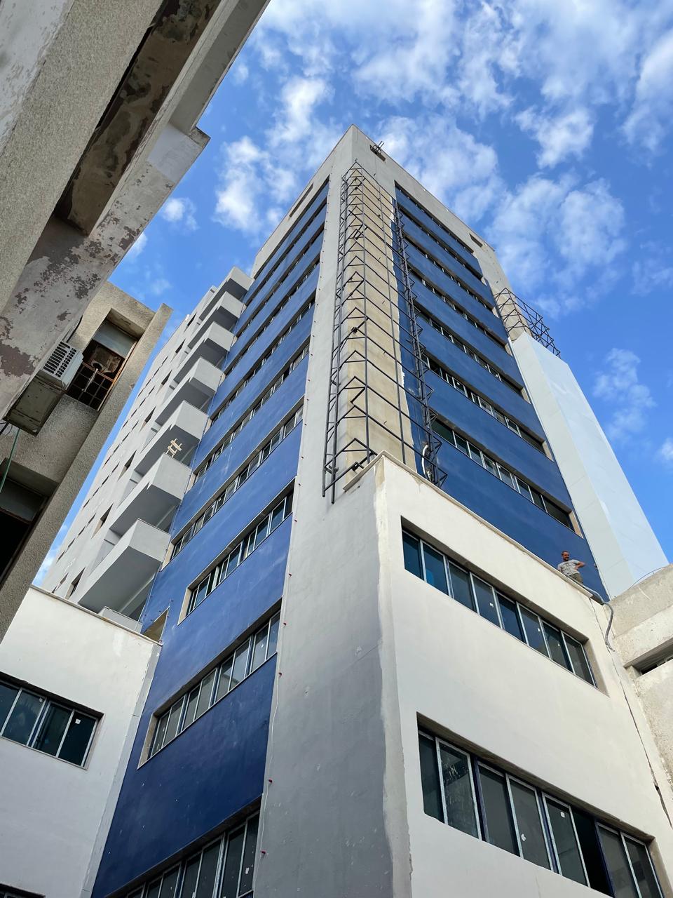 Al-Sham University tower building in Latakia