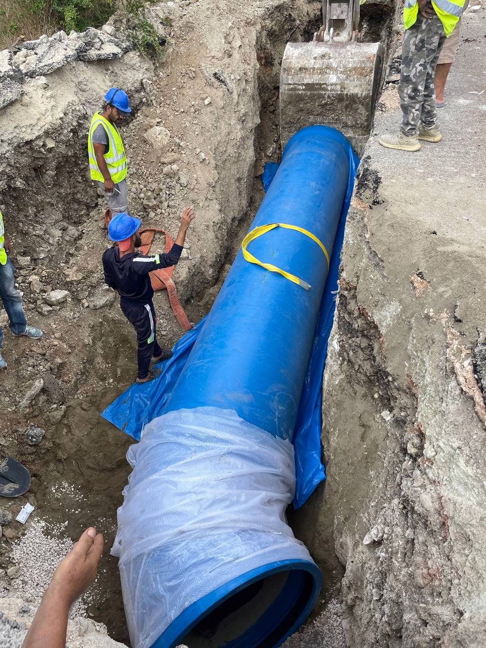 Ain Al-Bayda to Latakia water transmission line — view 4